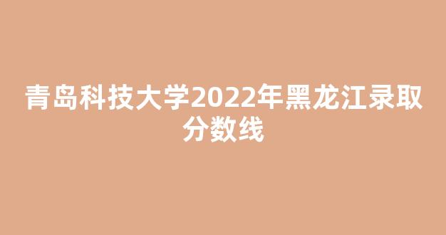 青岛科技大学2022年黑龙江录取分数线